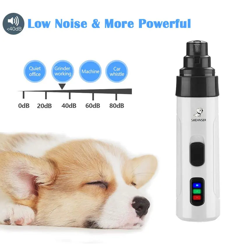 USB Rechargeable Pet Nail Grinder