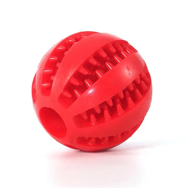 Dog Food Ball Toy - Interactive Rubber Chew Ball for Puppies, Small & Large Dogs