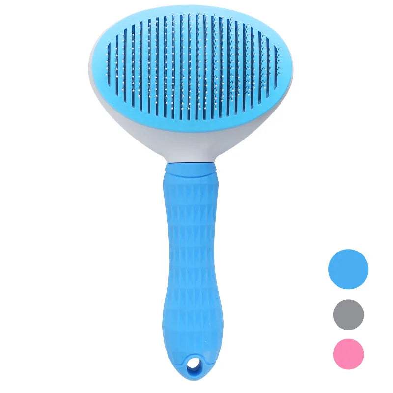 Brosse autonettoyante pour animaux de compagnie