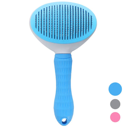 Brosse autonettoyante pour animaux de compagnie