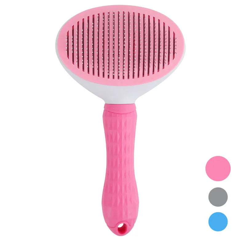 Brosse autonettoyante pour animaux de compagnie