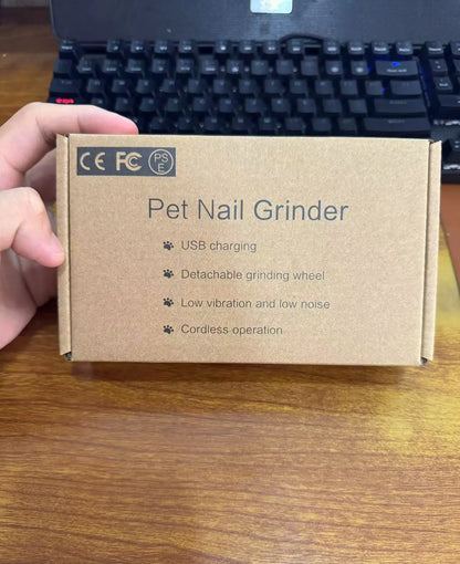 USB Rechargeable Pet Nail Grinder