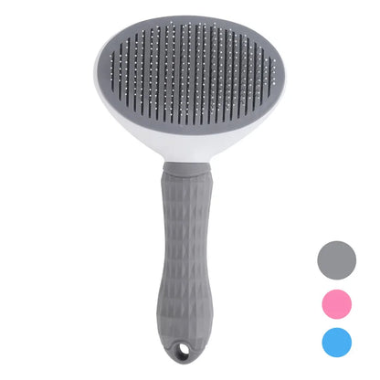 Brosse autonettoyante pour animaux de compagnie